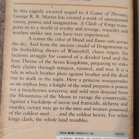 Game Of Thrones Book Set By George R R Martin USED - Picture 6 of 10